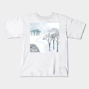 More Snow to Come Kids T-Shirt